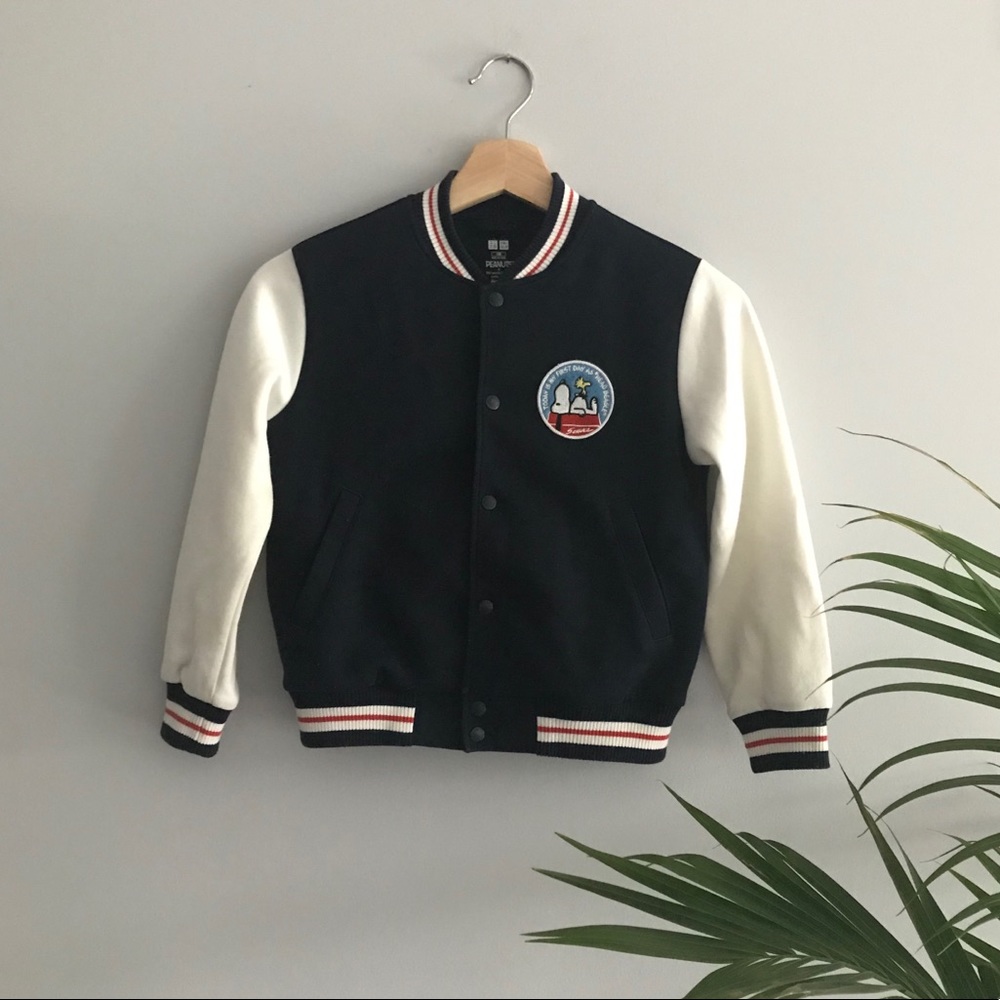 Uniqlo x Peanuts Boy’s Varsity Jacket